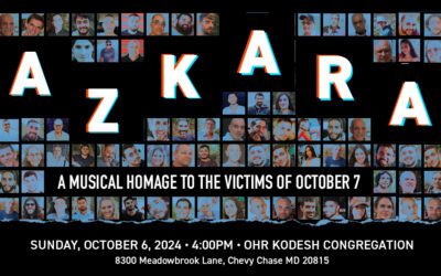 Azkarah for Oct. 7 Victims